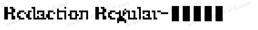 Redaction Regular字体转换
